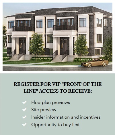 Register for VIP Front of the Line Access to Receive - Floorplan previews, Site preview, Insider information and incentives, Opportunity to buy first
