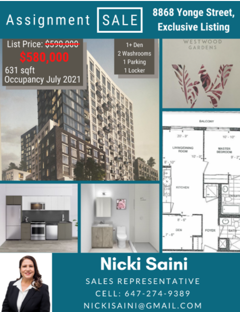 Buying assignment condo picture